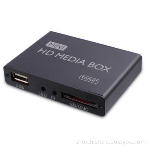 Mini HDMI Media Player, Supports HDMI Up to 1,080 Pixels Output, with 50 to 60Hz Frequencies